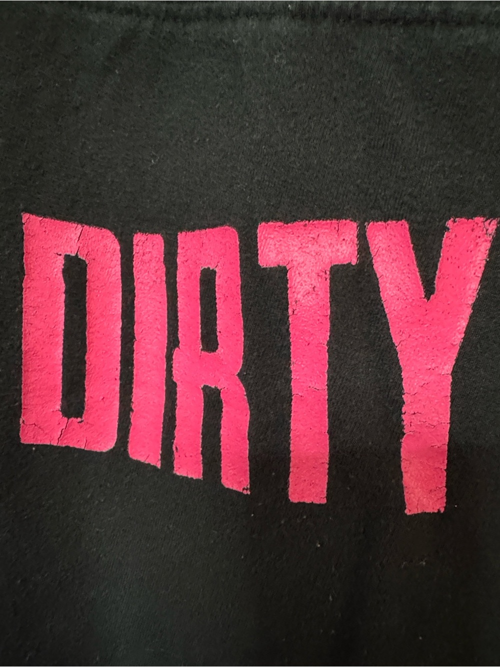 Dirty Whooore Black yoga pants with Pink Logo - Picture 4 of 9